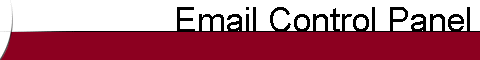 Email Control Panel